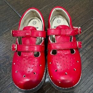 FootMates Red Kids Dress Shoes